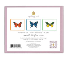 Load image into Gallery viewer, Quilling Card - Note Card Box Set- Butterflies 2