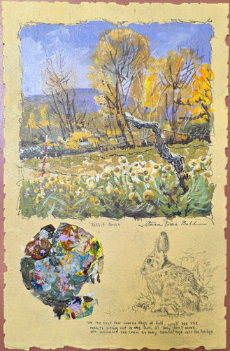 Rabbit Brush Original by Steven Ball