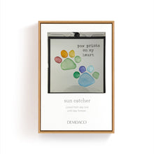 Load image into Gallery viewer, Rainbow Pawprints Suncatcher