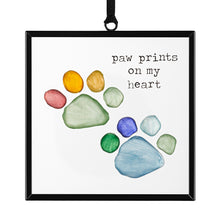 Load image into Gallery viewer, Rainbow Pawprints Suncatcher