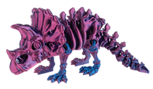 Load image into Gallery viewer, Shimmer Triceratops 10.5" - Purple