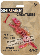 Load image into Gallery viewer, Shimmer T-Rex 4.5" - Orange