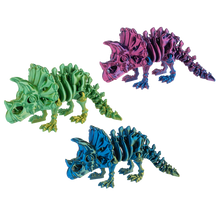 Load image into Gallery viewer, Shimmer Triceratops 10.5" - Purple