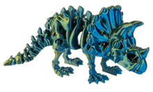 Load image into Gallery viewer, Shimmer Triceratops 10.5" - Blue