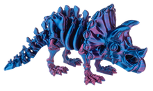 Load image into Gallery viewer, Shimmer Triceratops 10.5" - Purple