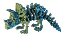 Load image into Gallery viewer, Shimmer Triceratops 5" - Blue