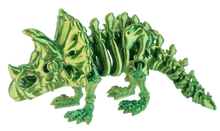 Load image into Gallery viewer, Shimmer Triceratops 5" - Green