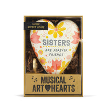 Load image into Gallery viewer, Sisters Forever Musical Art Heart