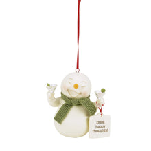 Load image into Gallery viewer, Snowpinions Drink Happy Thoughts Ornament