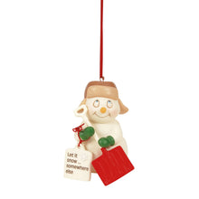 Load image into Gallery viewer, Snowpinions Let it Snow Somewhere Else Ornament