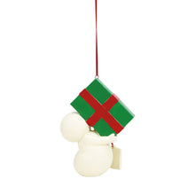 Load image into Gallery viewer, Snowpinions Stop Staring at My Package Ornament