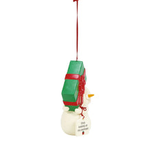Load image into Gallery viewer, Snowpinions Stop Staring at My Package Ornament