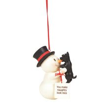 Load image into Gallery viewer, Snowpinions You Make Naughty Look Nice Ornament