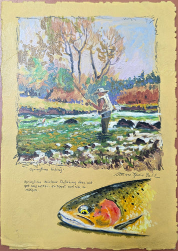 Springtime Fishing Original by Steven Ball