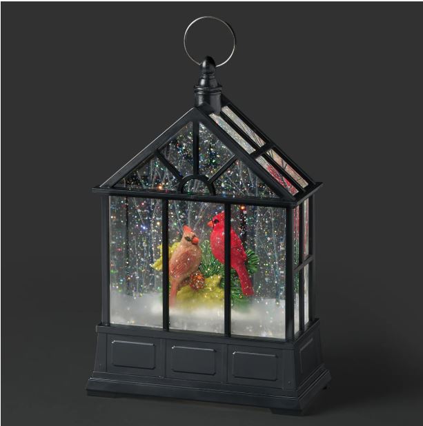 Swirl Gazebo with Cardinal Pair