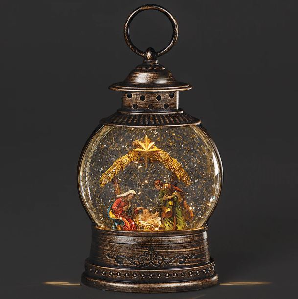 Swirl Lantern Holy Family