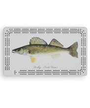 Load image into Gallery viewer, Walleye Cribbage Board