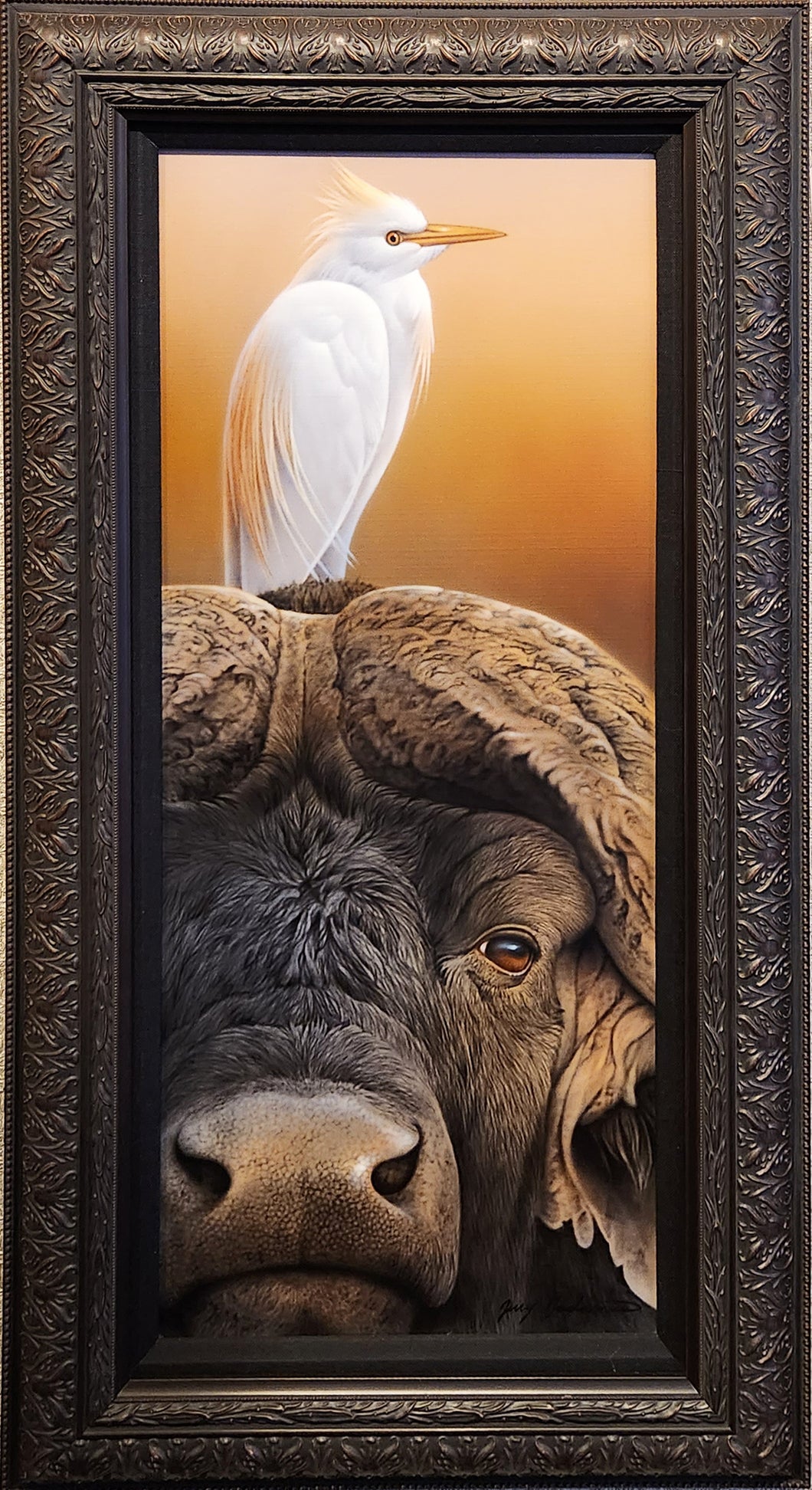 Water Buffalo Original by Jerry Gadamus