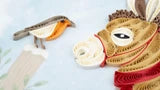 Load image into Gallery viewer, Quilling Card - Winter Donkey &amp; Friend