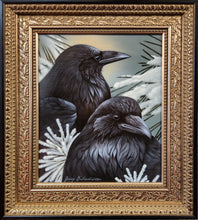 Load image into Gallery viewer, Winter Ravens Original by Jerry Gadamus