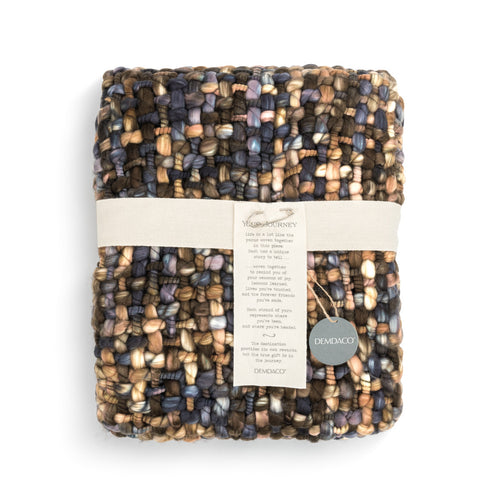 Woven Throw Blanket Blue/Green