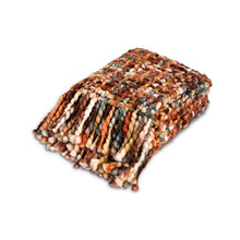 Load image into Gallery viewer, Woven Throw Blanket Terracotta