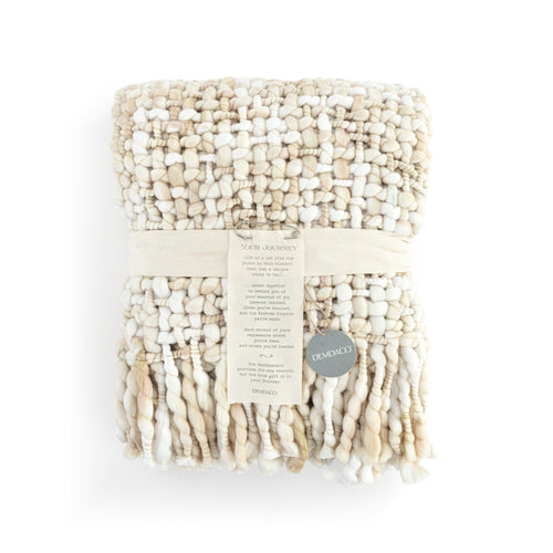 Woven Throw Blanket White/Ivory