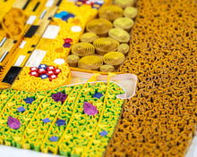 Load image into Gallery viewer, Quilling Card - Artist Series - Quilled The Kiss, Klimt Greeting Card