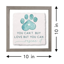 Load image into Gallery viewer, Sincere Surroundings - Rescue Love - Floating Art Square