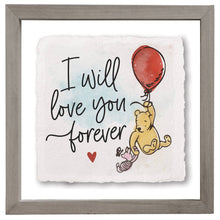 Load image into Gallery viewer, Sincere Surroundings - Love You Forever Pooh - Floating Art Square