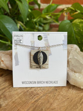 Load image into Gallery viewer, Tangled Up In Hue - Handmade Birch Bark Necklaces: Gold chain