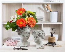 Load image into Gallery viewer, Abbott - Women Head Planter: Large (10"H)