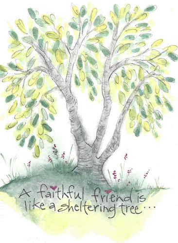 Credo Designs LTD - Sheltering Tree Friendship Greeting Card (Versed)