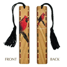 Load image into Gallery viewer, Mitercraft - Cardinal Bird (Double-Sided) Wooden Bookmark