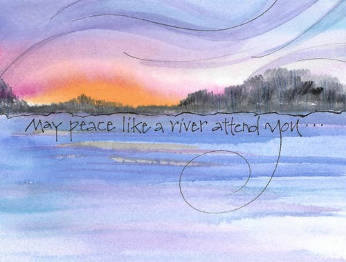 Credo Designs LTD - River's Peace Greeting Card (Versed)