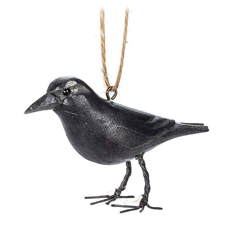 Abbott - Crow Carved Ornament