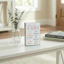 Load image into Gallery viewer, Sincere Surroundings - Retirement Schedule - Small Talk Rectangle