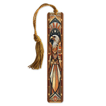 Load image into Gallery viewer, Mitercraft - Bald Eagle Handmade Wooden Bookmark