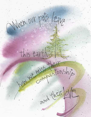 Credo Designs LTD - Pet Sympathy Greeting Card (Versed)
