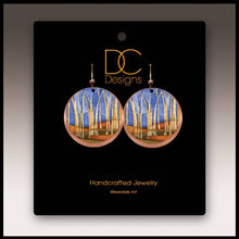 Load image into Gallery viewer, Illustrated Light &amp; DC Designs - Bare Grove Copper Halo Multilayer Disc Earrings