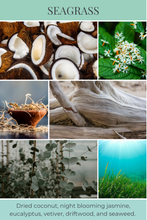 Load image into Gallery viewer, Eco Candle Company - 6oz eco candle SEAGRASS