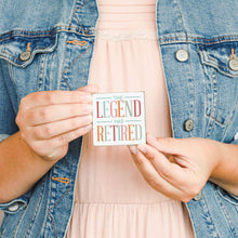 Load image into Gallery viewer, Sincere Surroundings - Legend Has Retired - Square Magnets