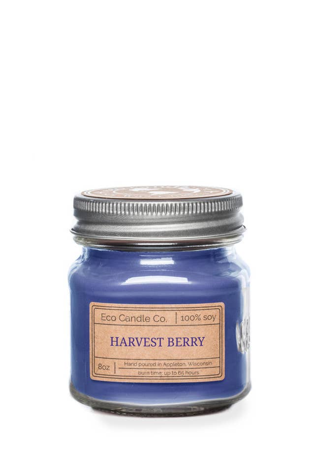 Eco Candle Company - 8oz mason HARVEST BERRY *NEW!