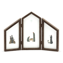 Load image into Gallery viewer, Nativity Triptych Shadowbox