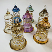 Load image into Gallery viewer, Dandarah (Ships from USA) - Blown Glass Ornament - Engraved Bell: Pink
