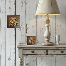 Load image into Gallery viewer, Peeping Tom's Cottage - Jesus -Divine Sorrow Stained Glass-Like Ceramic Tile - Eloquent Expression of Faith: 6 x 6 inch