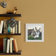 Load image into Gallery viewer, Cathy Walters Art - Donkey Besties Happy Square™