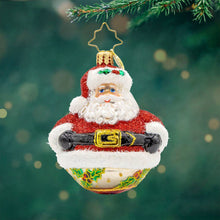 Load image into Gallery viewer, Christopher Radko - Holiday Glass Ornament – Jolly Holly Claus Gem