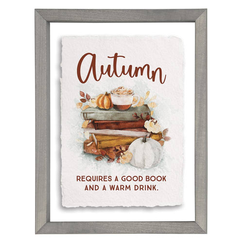 Sincere Surroundings - Autumn Requires Book - Floating Art Rectangle