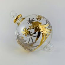 Load image into Gallery viewer, Dandarah (Ships from USA) - Blown Glass Ornament - Christmas Silver &amp; Gold